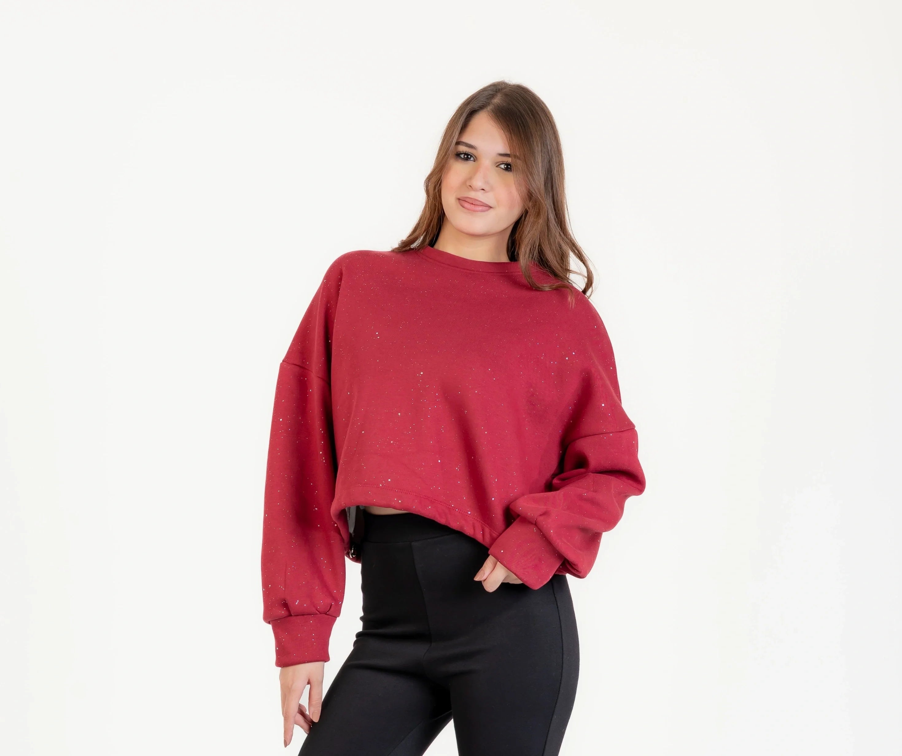 سويت شيرت ميلتون للنساء , استيك في الكمر استرس , مناسب للشتاء