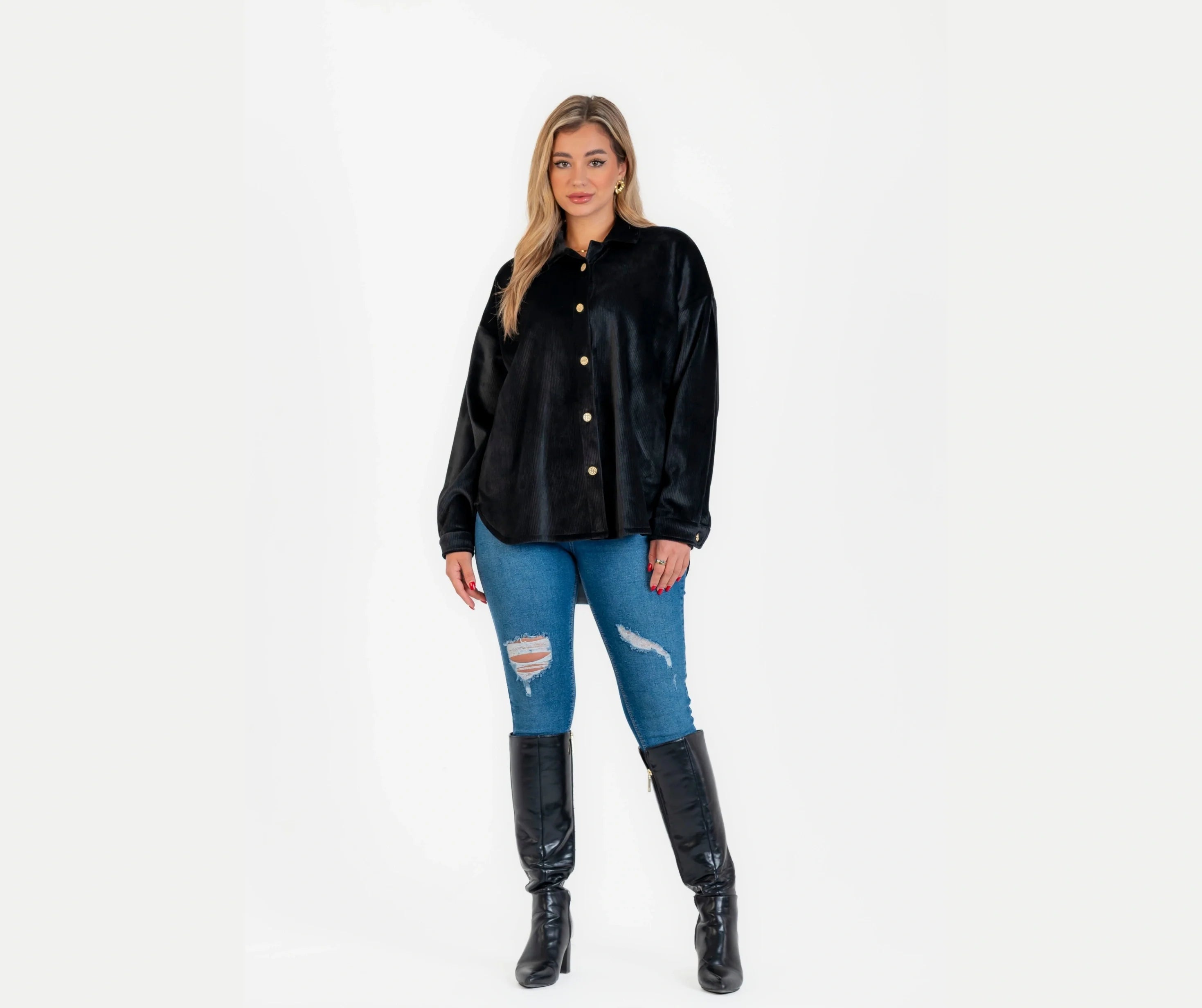 شميز قطن فرو شتوى 