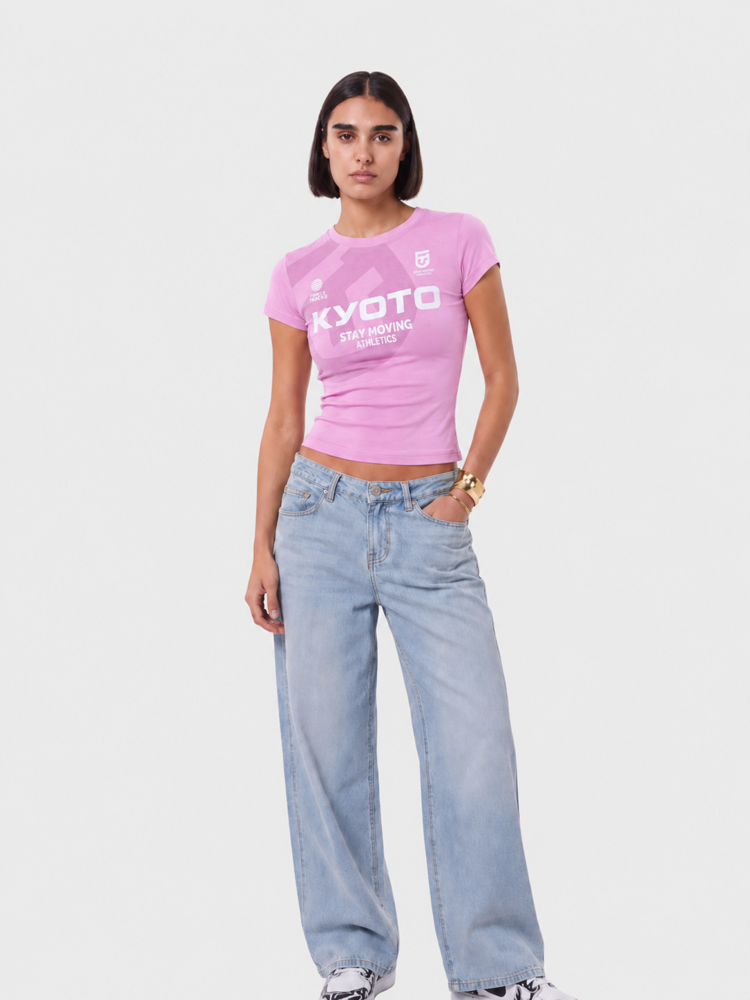 STAY MOVING TEE