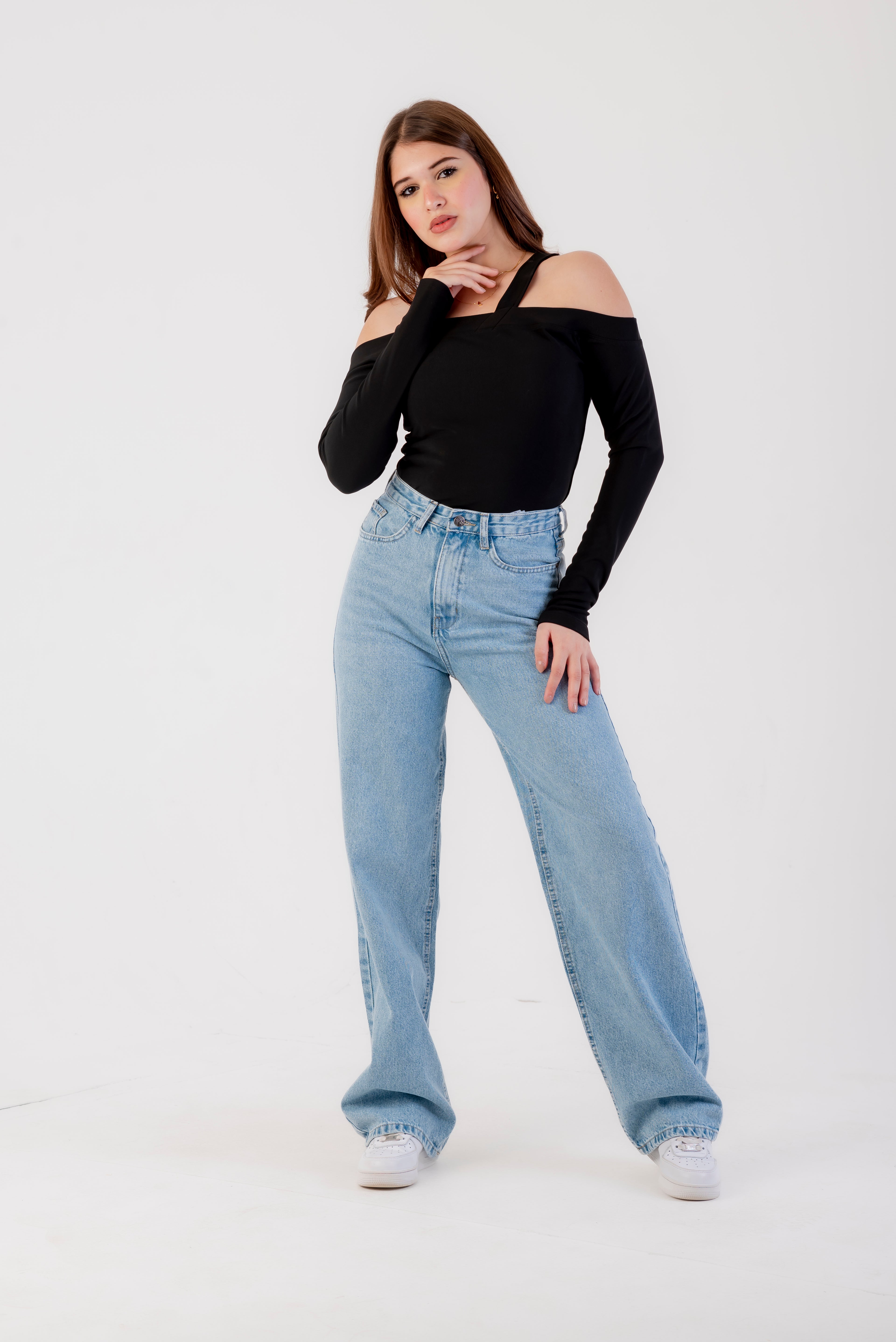 Basic winter long-sleeved tank top