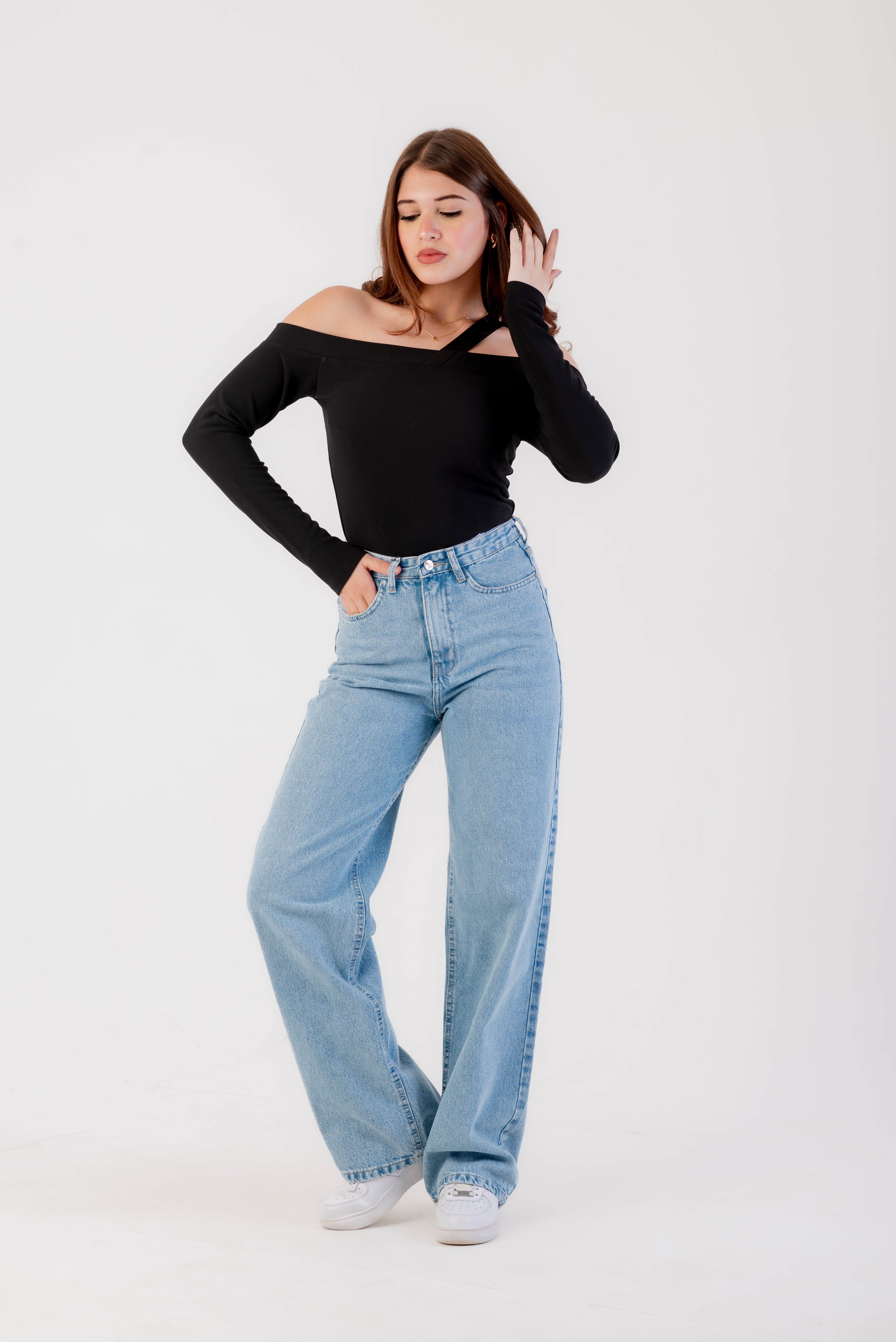 Basic winter long-sleeved tank top