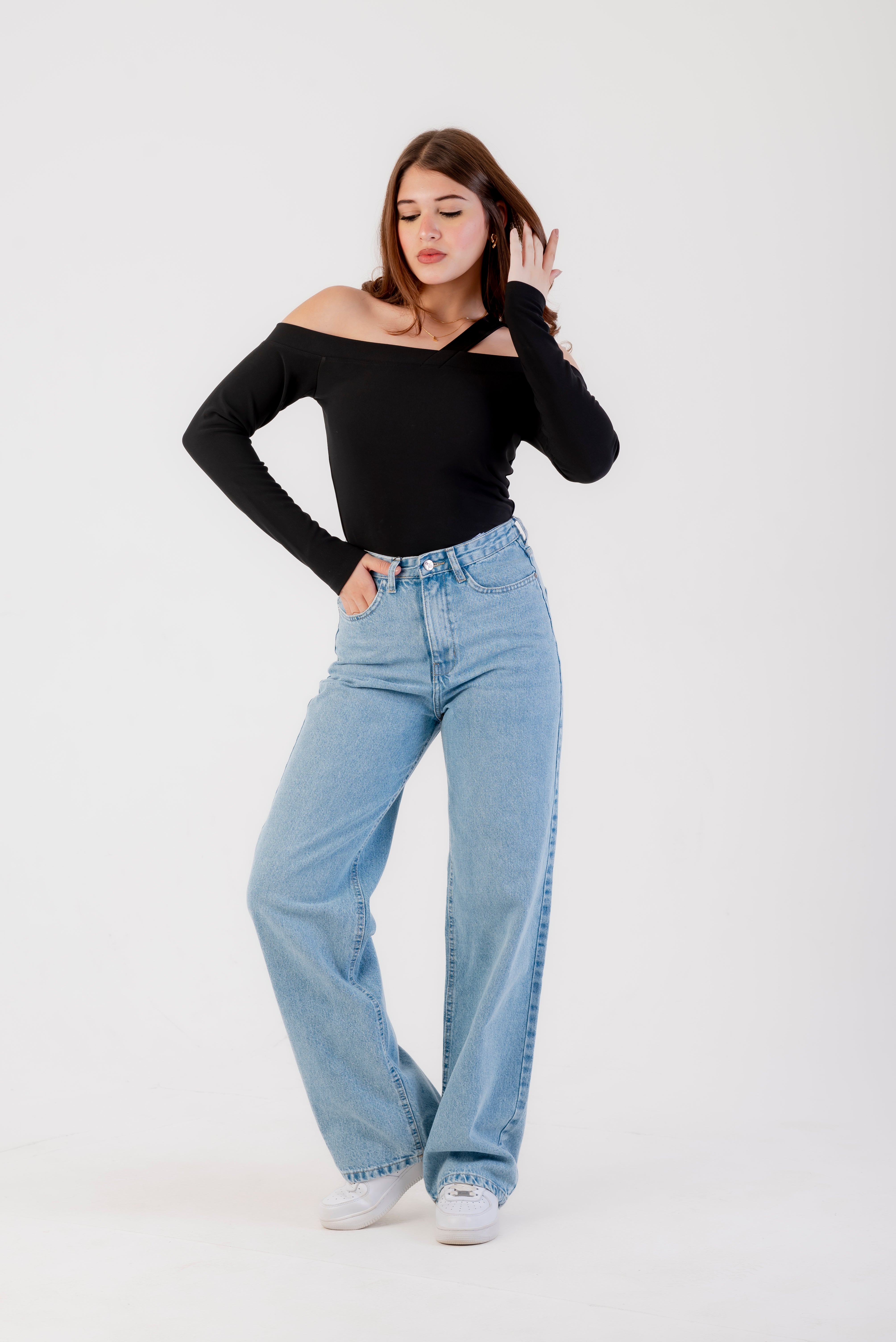 Basic winter long-sleeved tank top