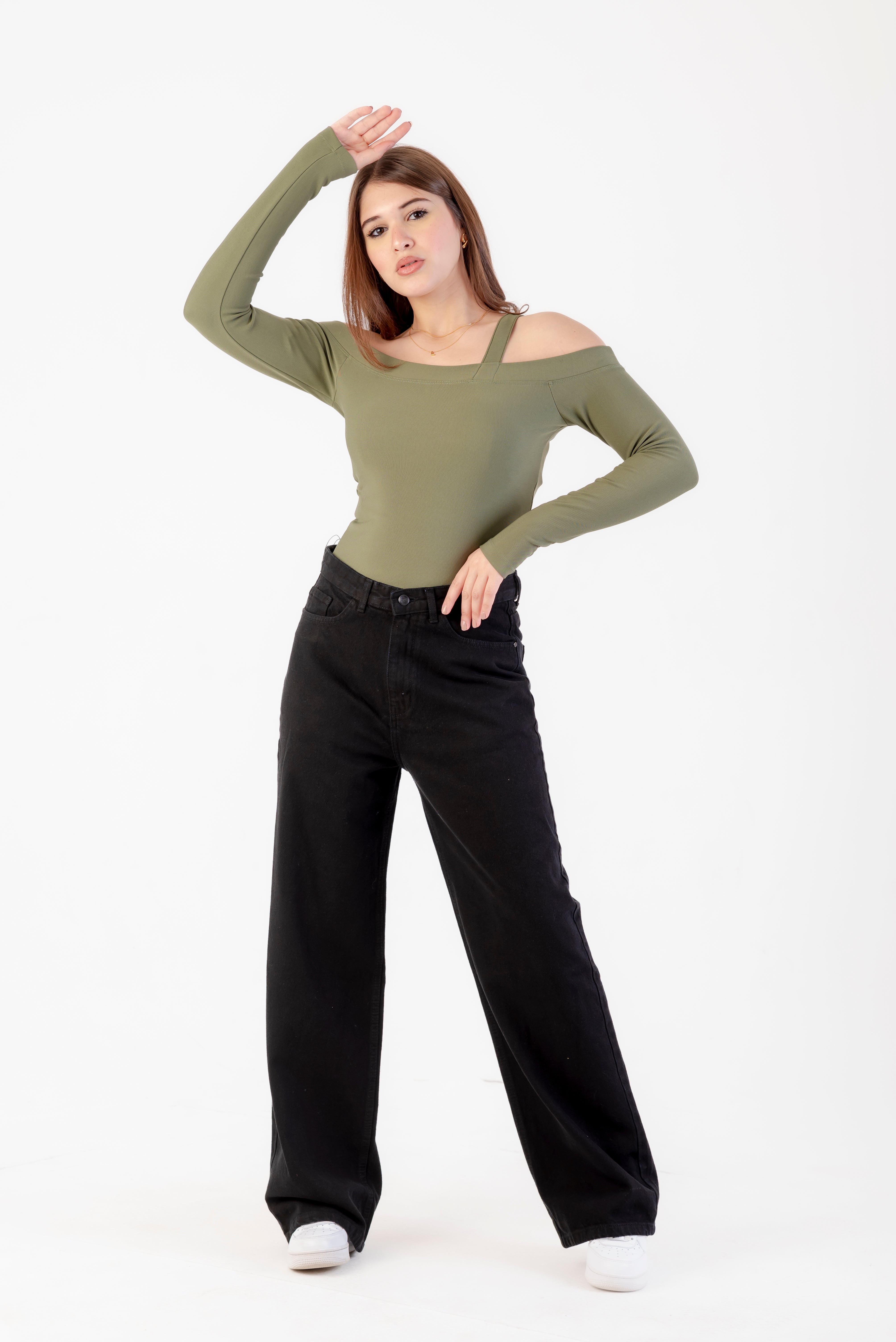 Basic winter long-sleeved tank top