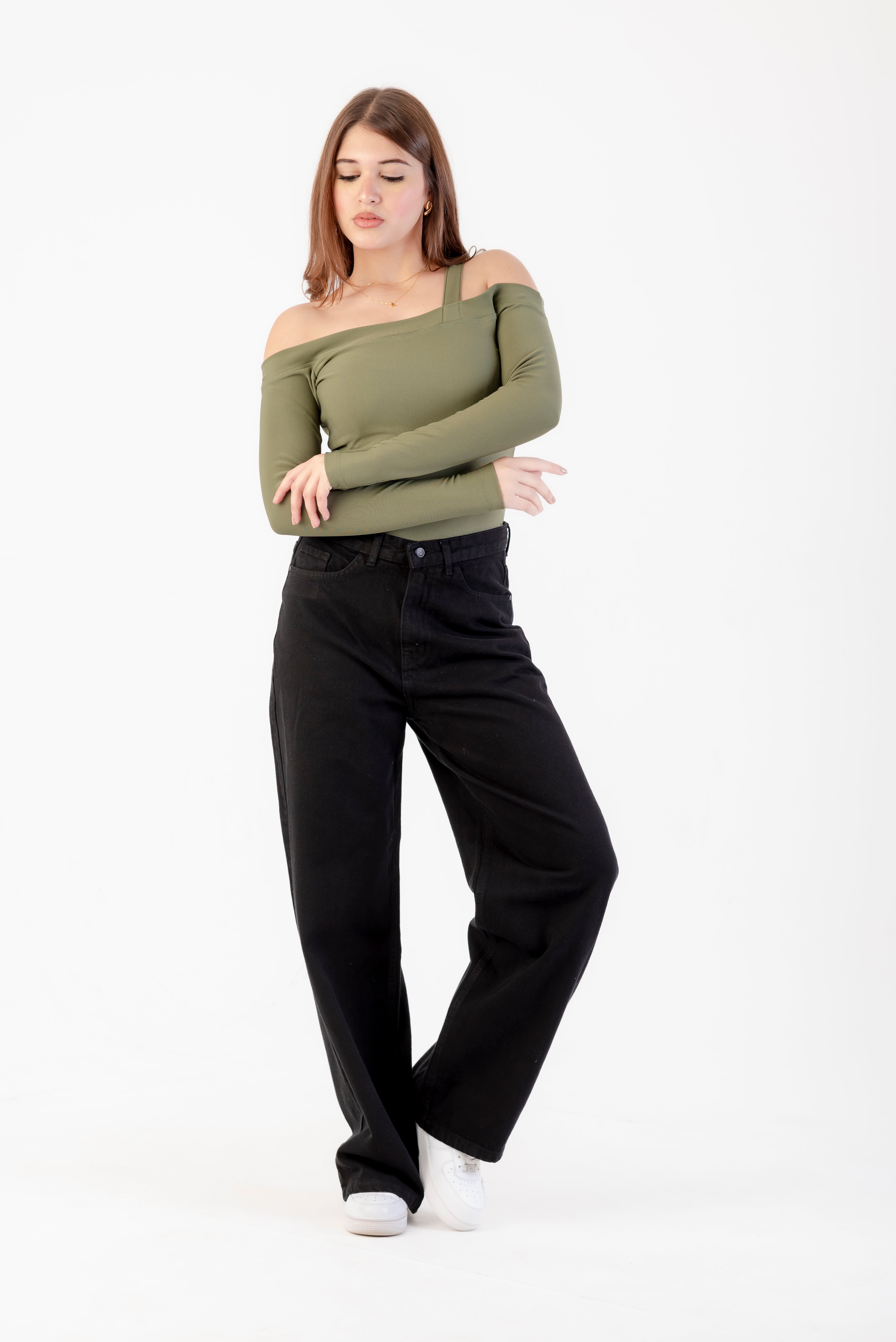 Basic winter long-sleeved tank top