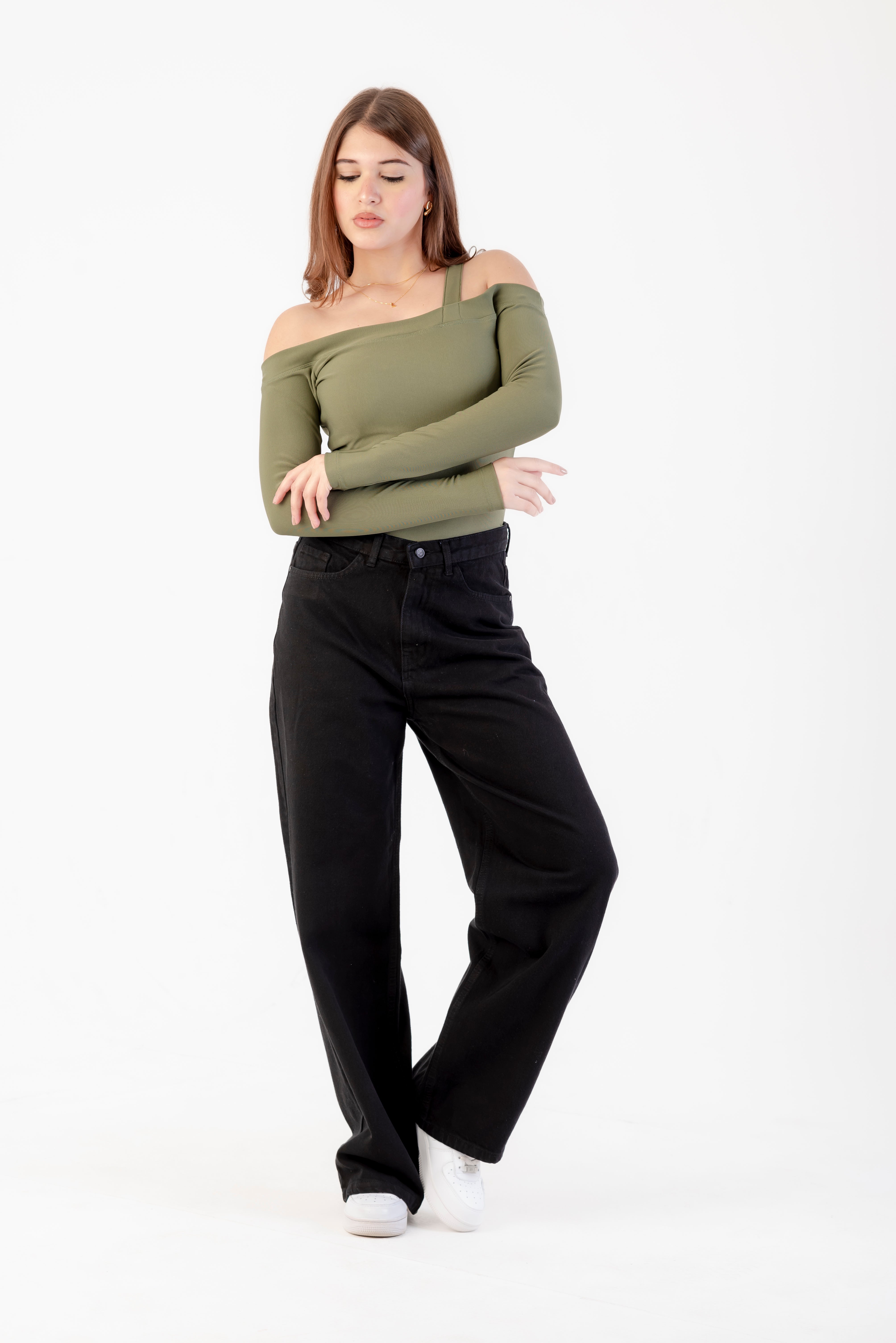 Basic winter long-sleeved tank top