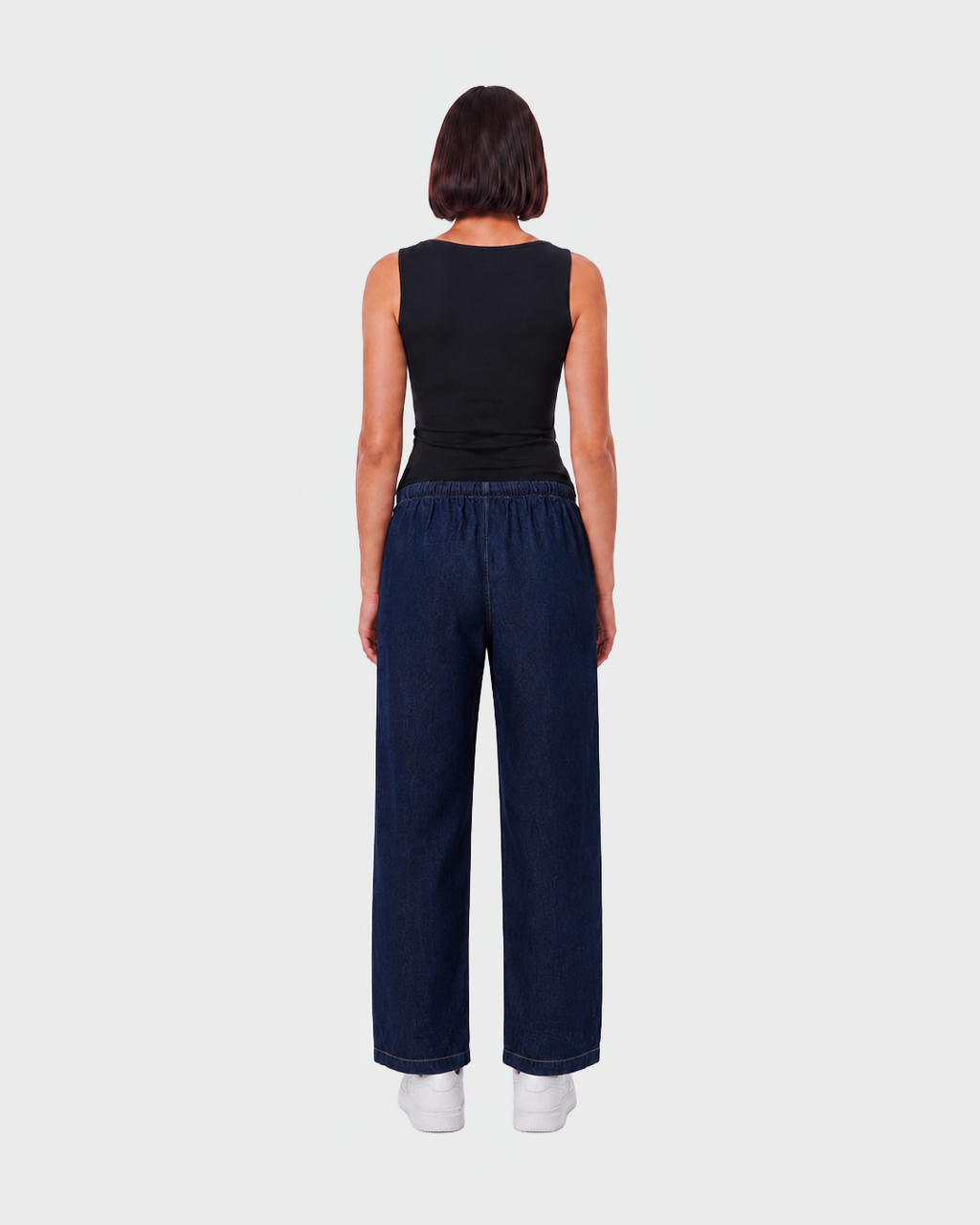 DENIM STRAIGHT PANTS