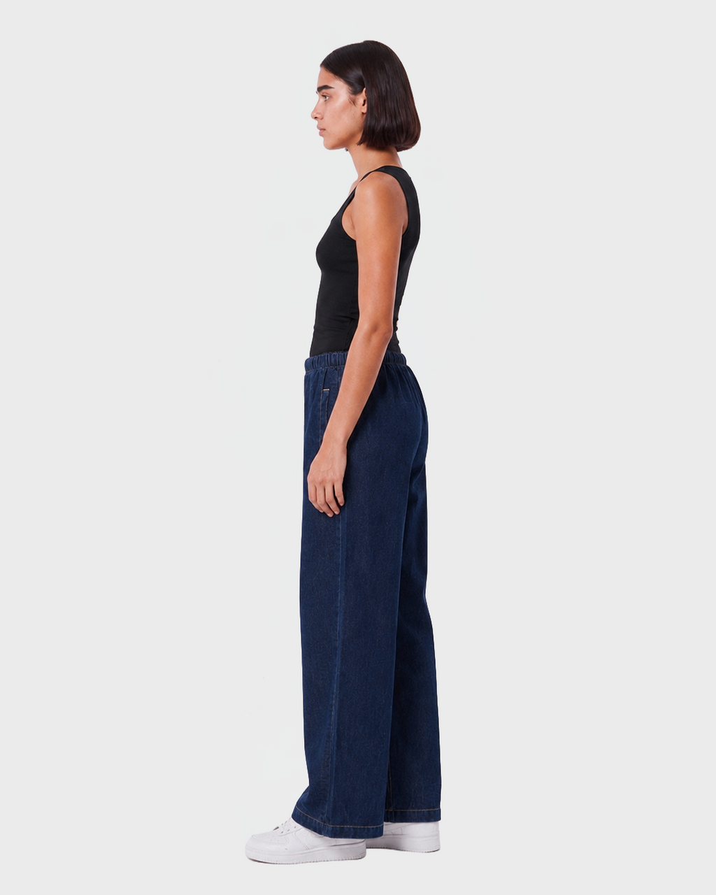 DENIM STRAIGHT PANTS