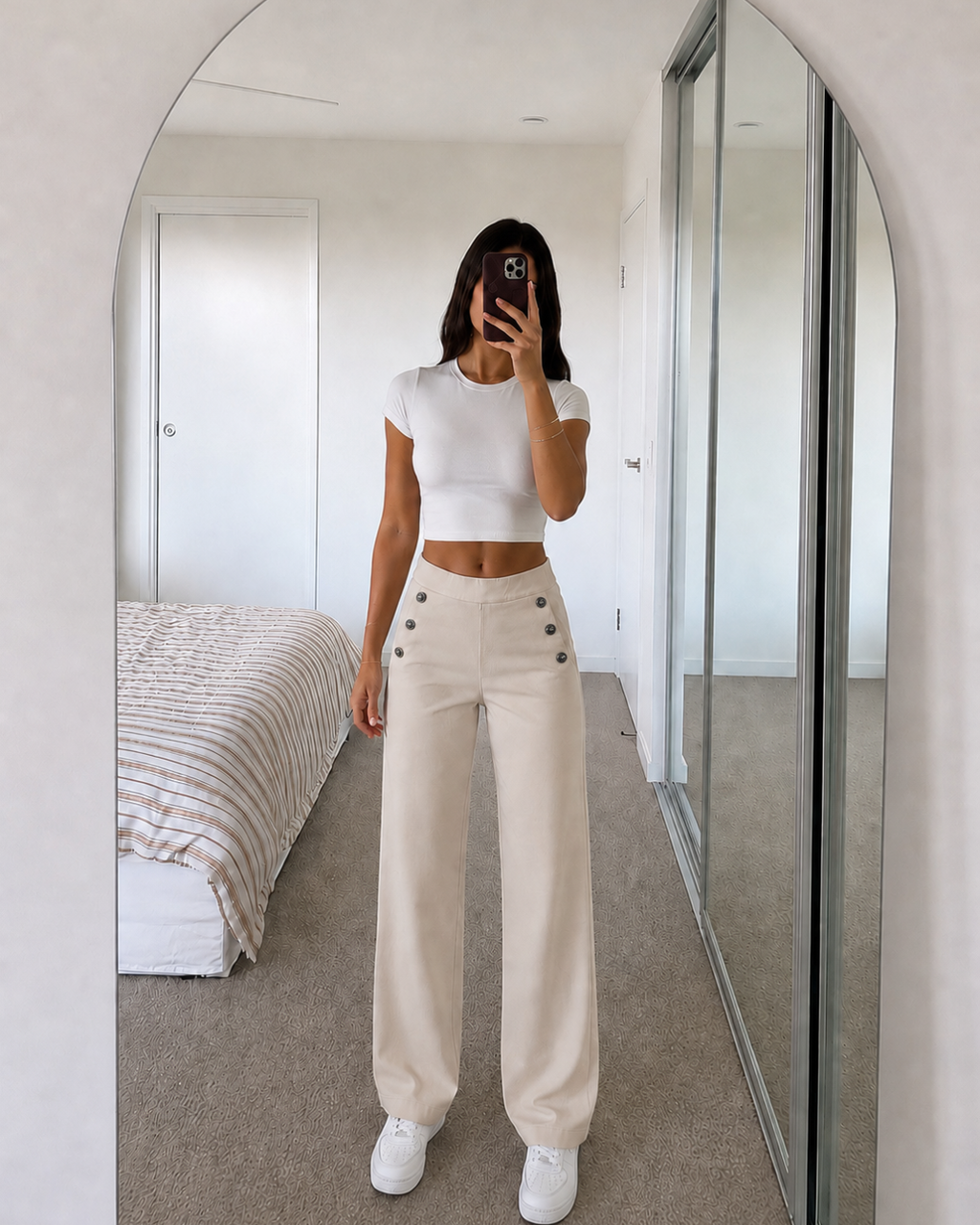NOTHING SERIOUS GABARDINE PANTS