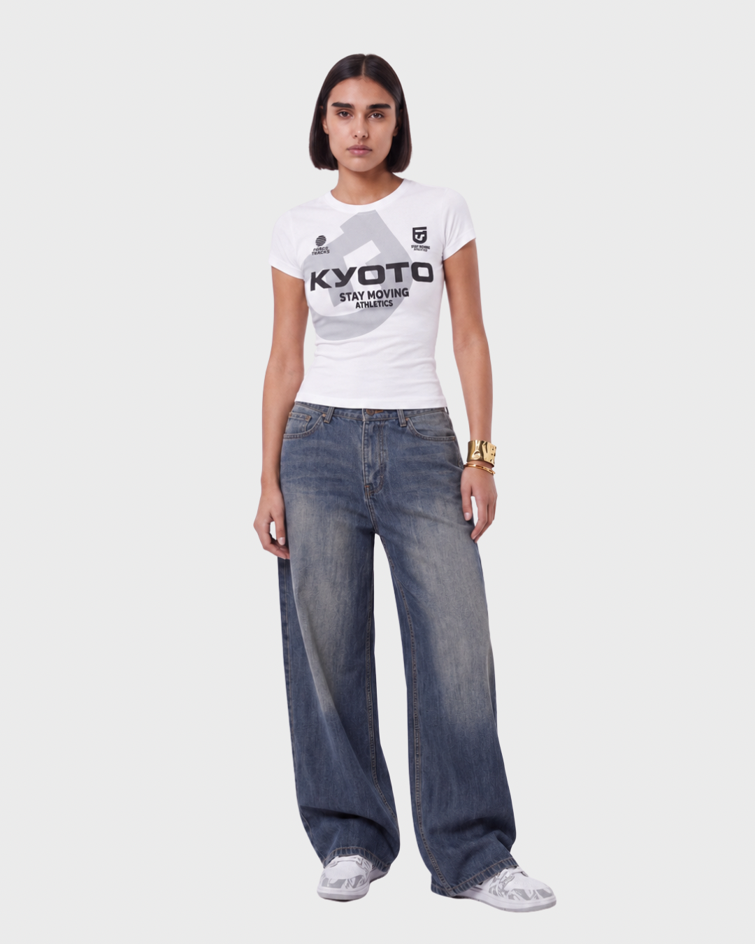 STAY MOVING TEE