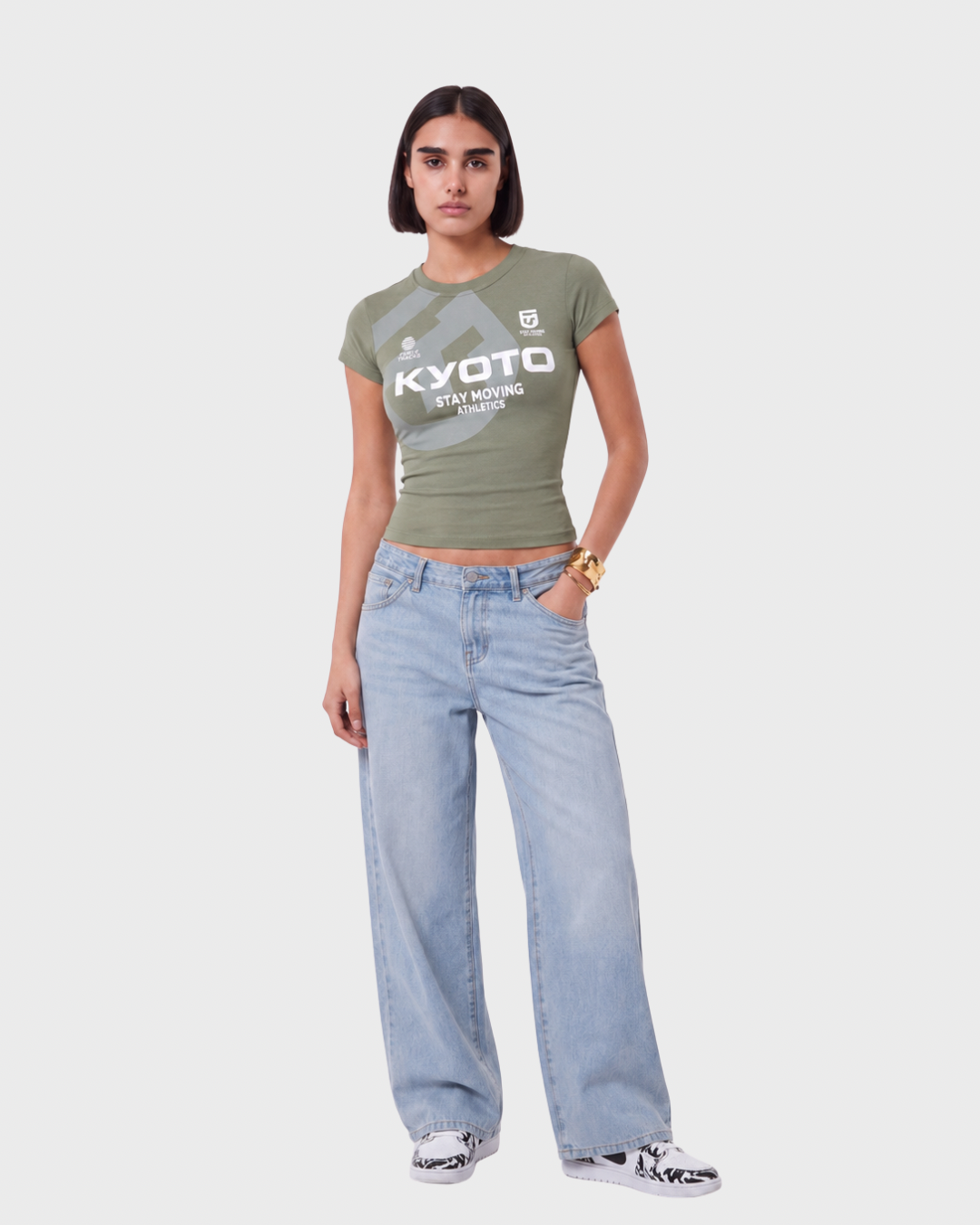 STAY MOVING TEE