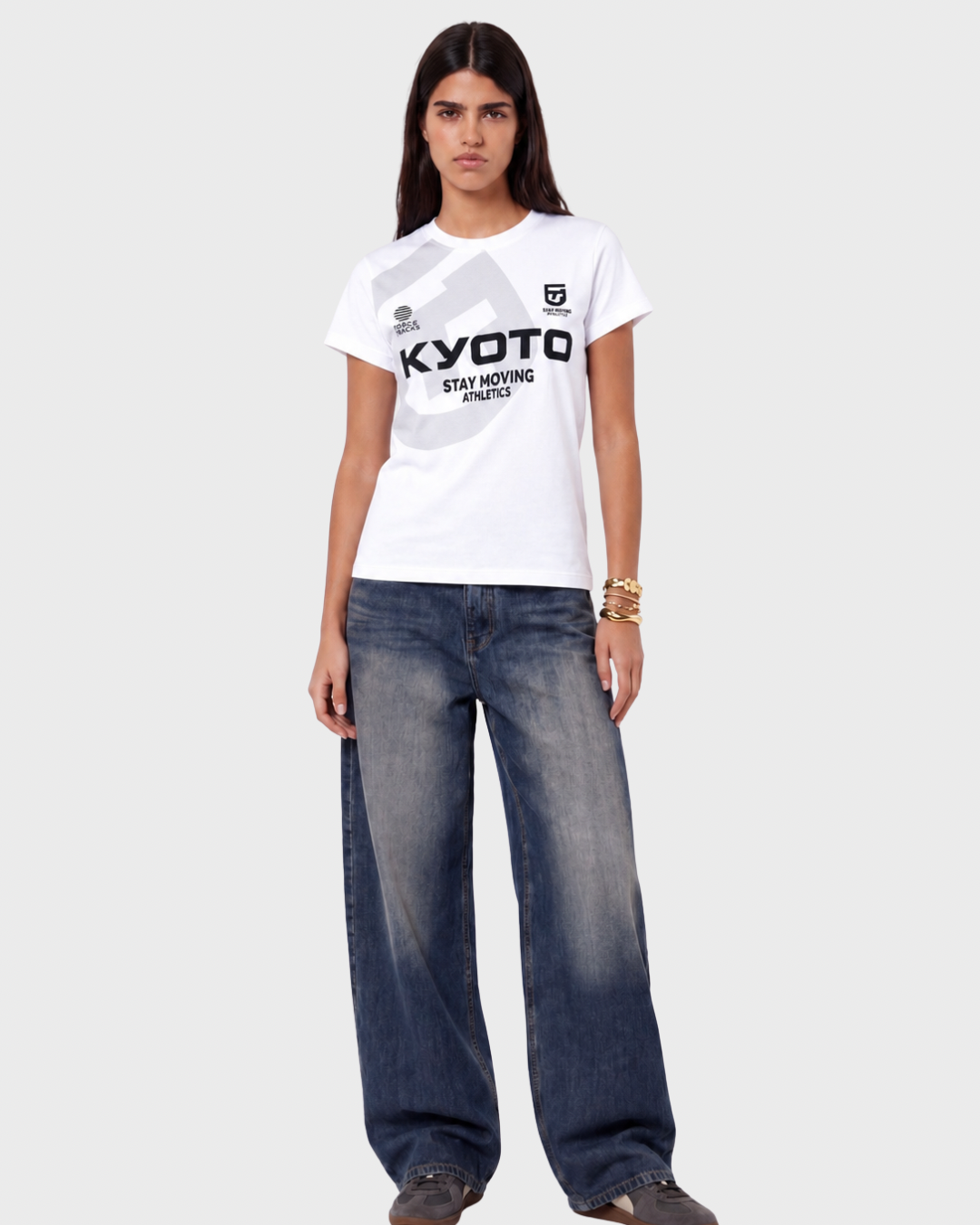 STAY MOVING TEE
