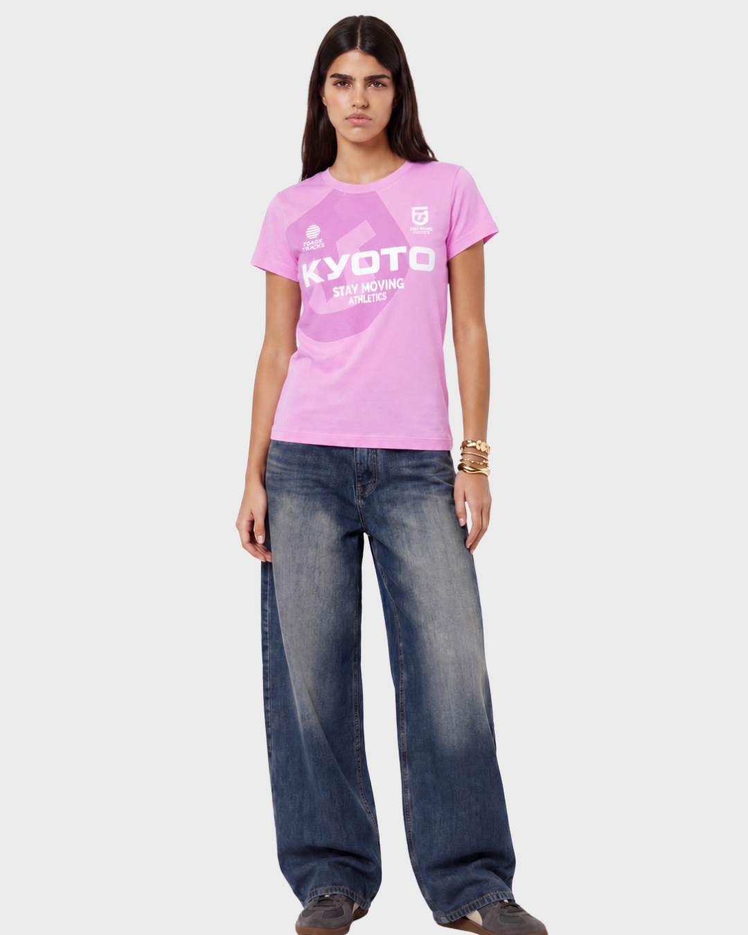STAY MOVING TEE