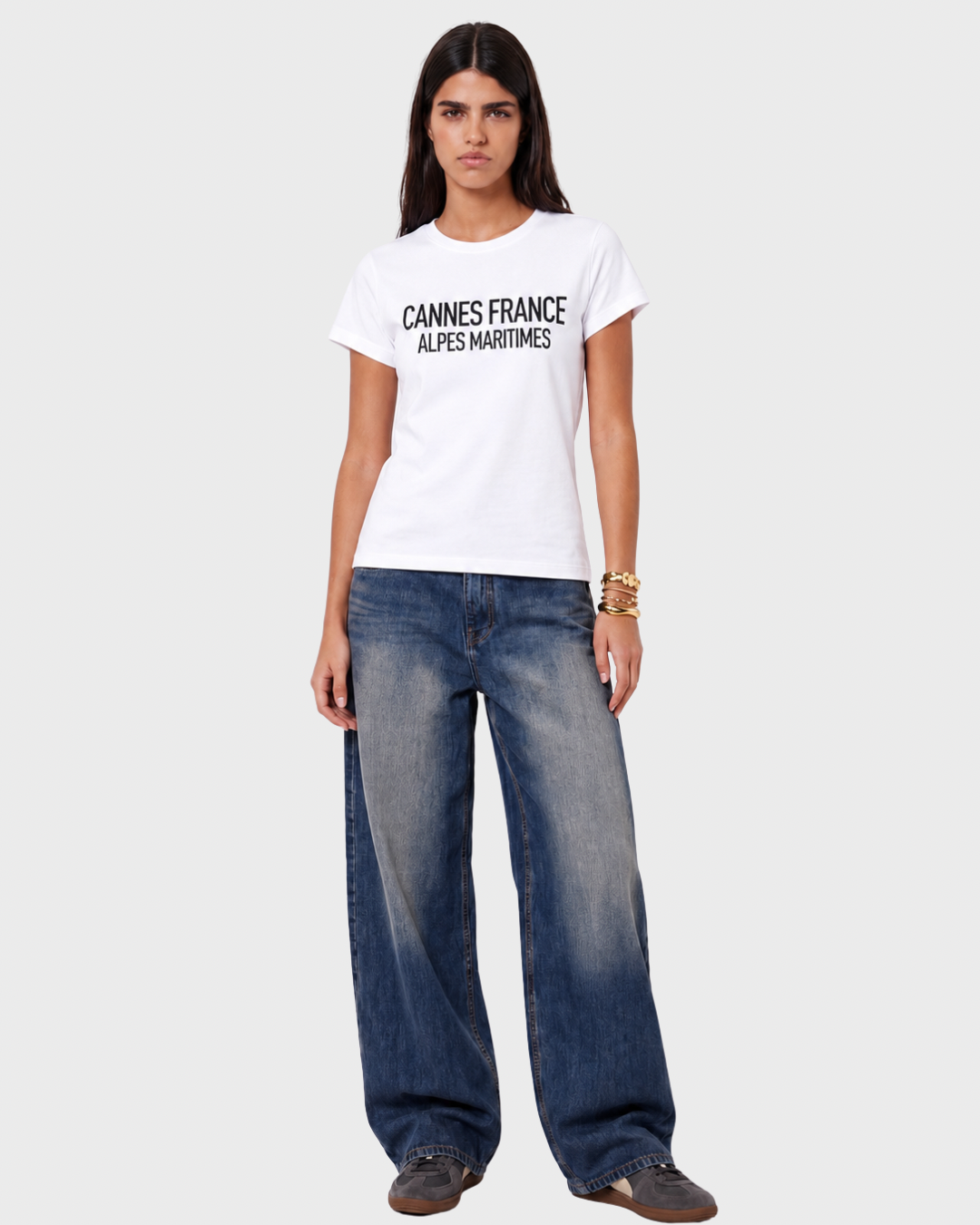 PINK CANNES BABY TEE