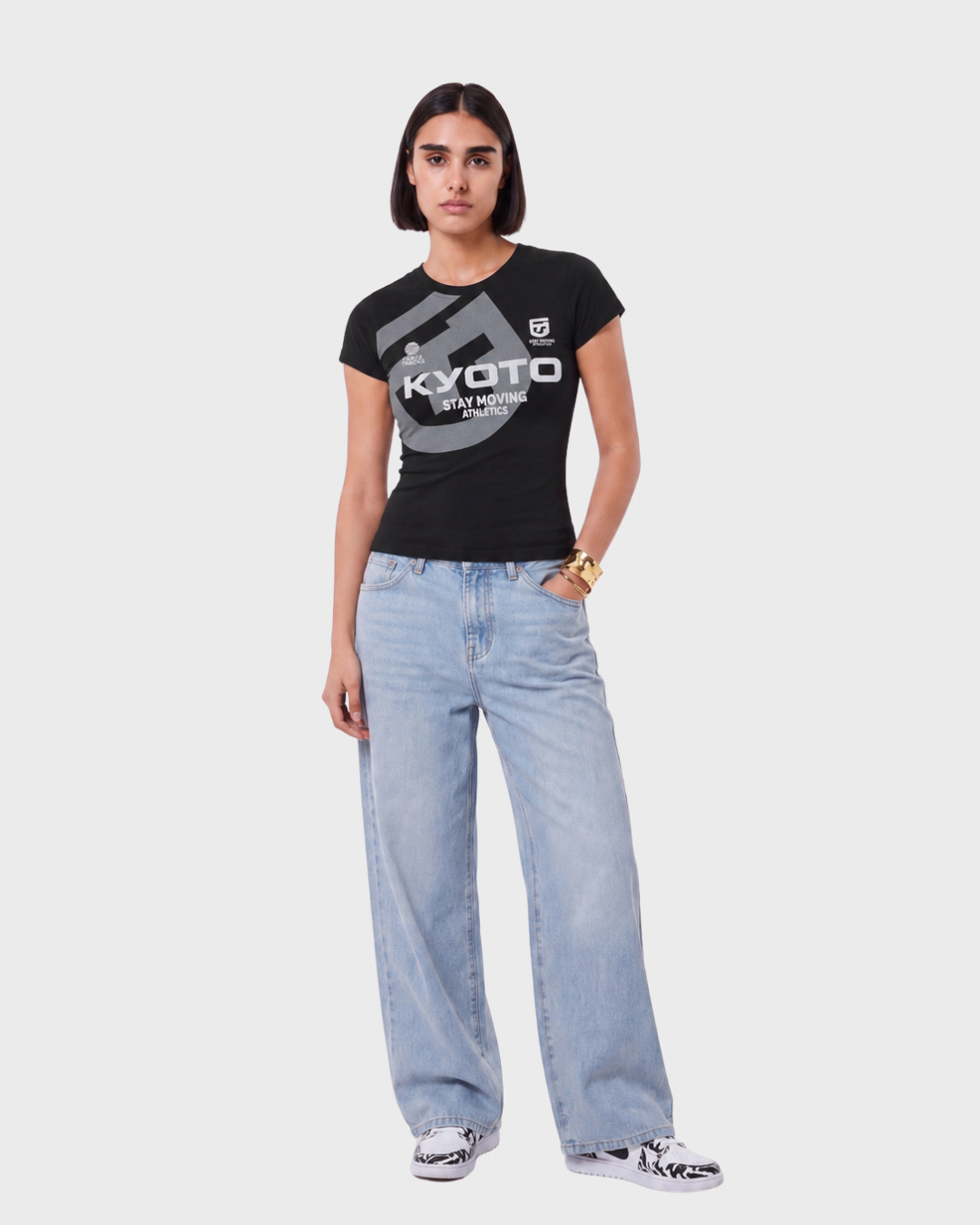 STAY MOVING TEE