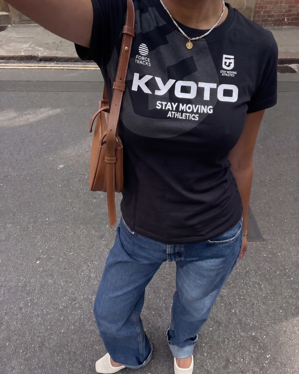 STAY MOVING TEE