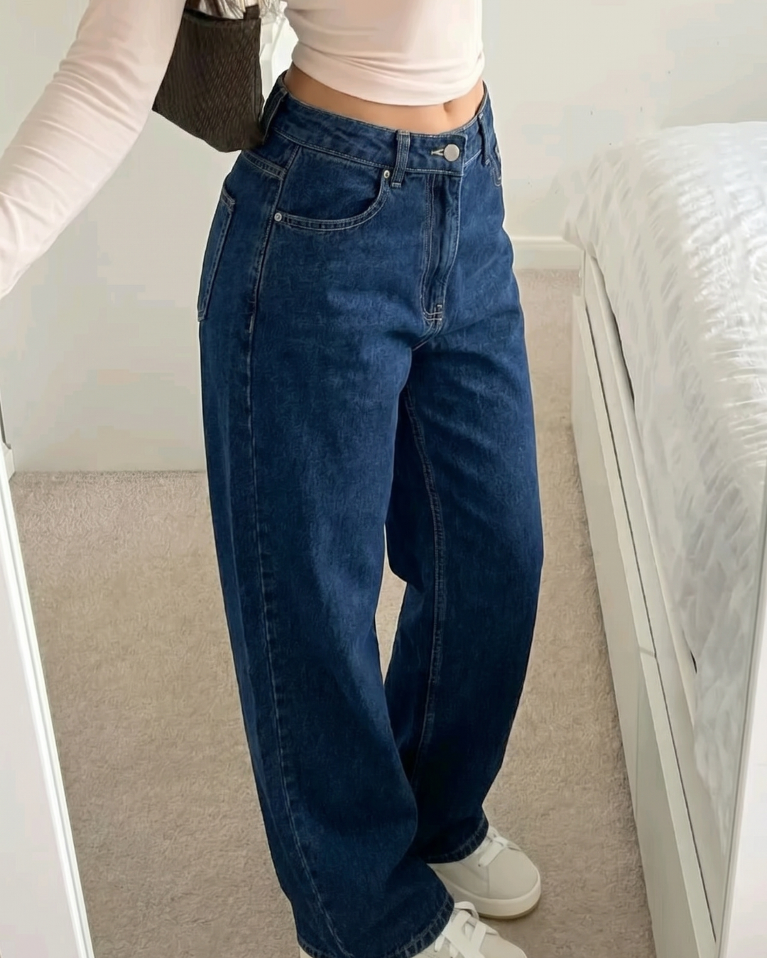 THE CHILL FIT- WIDE LEG JEANS, PLUS SIZES