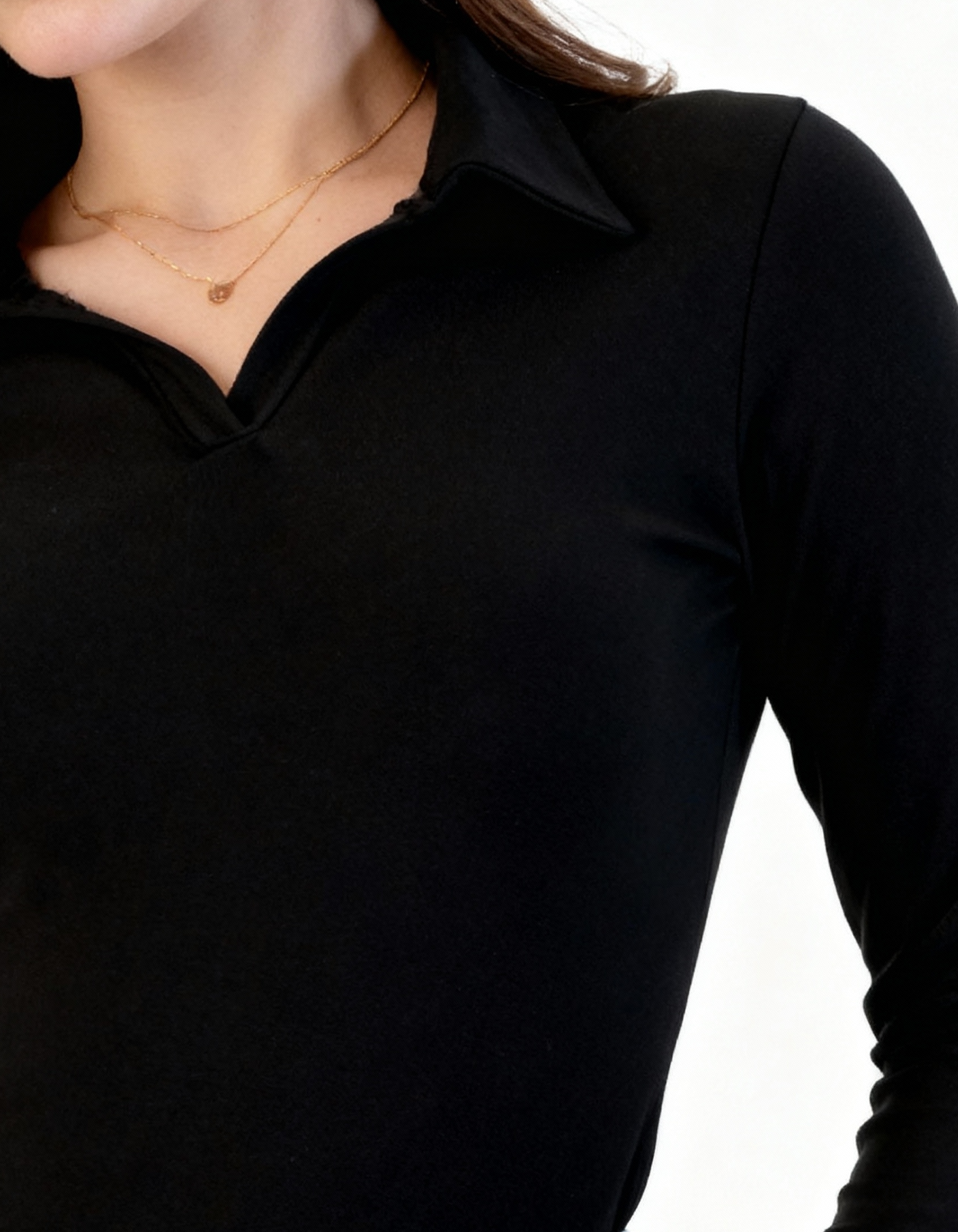 Basic long sleeves and collar