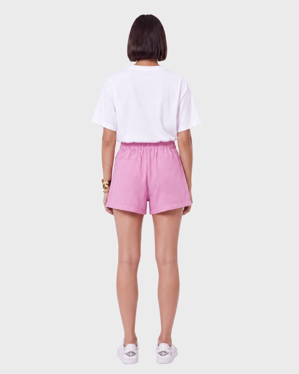 TAILORED LINEN SHORTS
