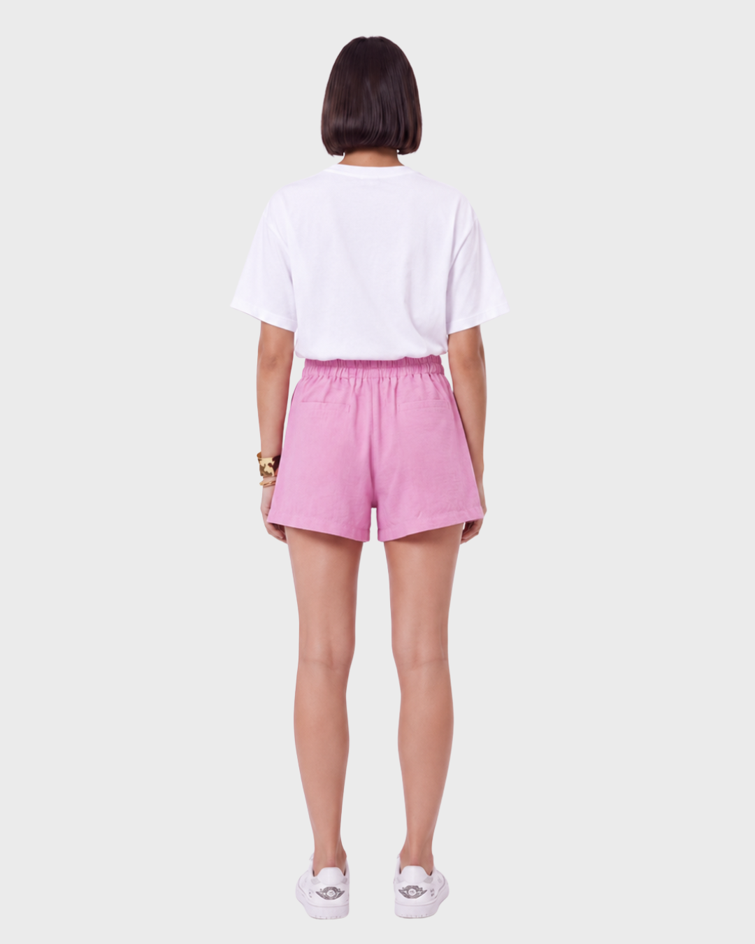 TAILORED LINEN SHORTS