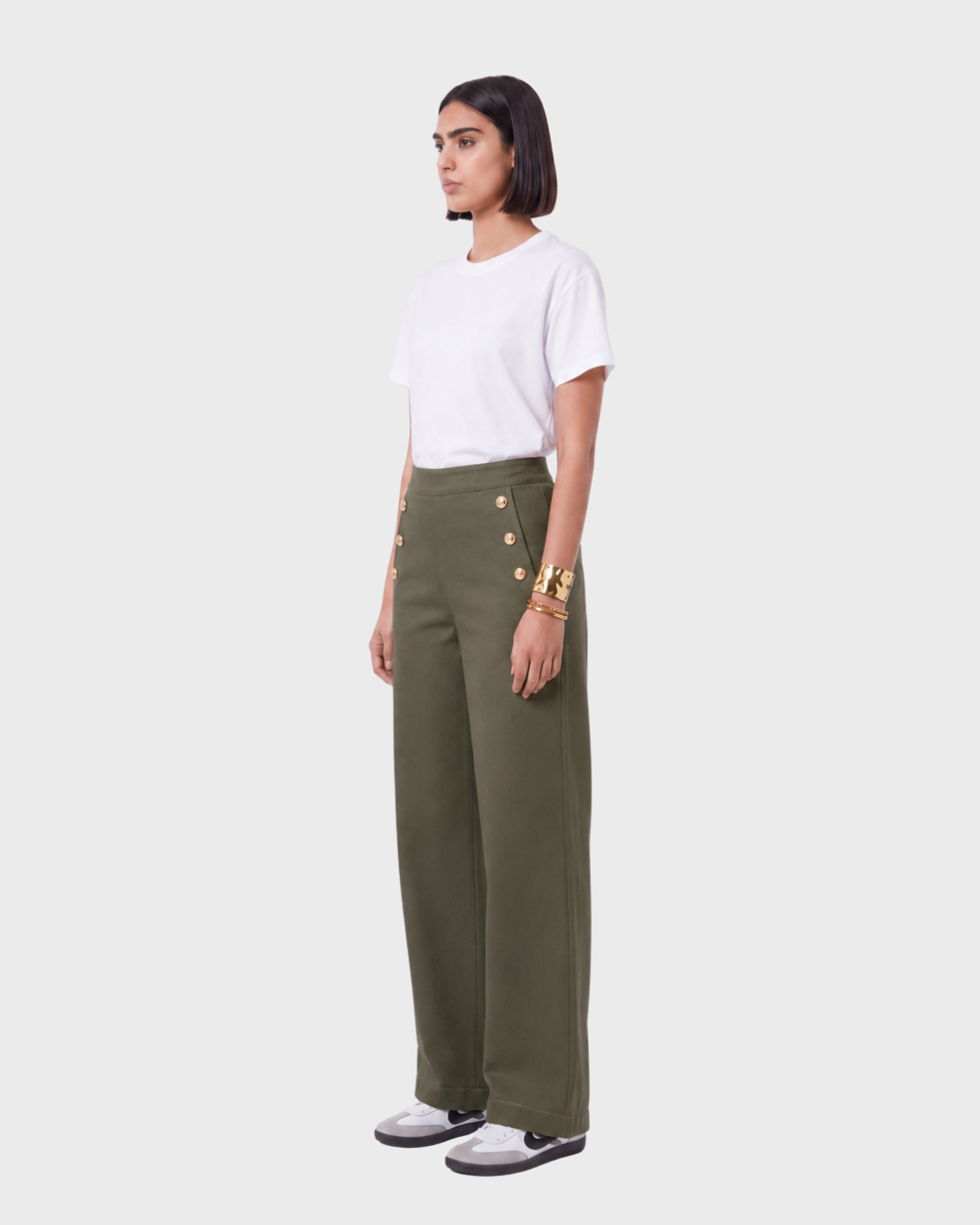 NOTHING SERIOUS GABARDINE PANTS