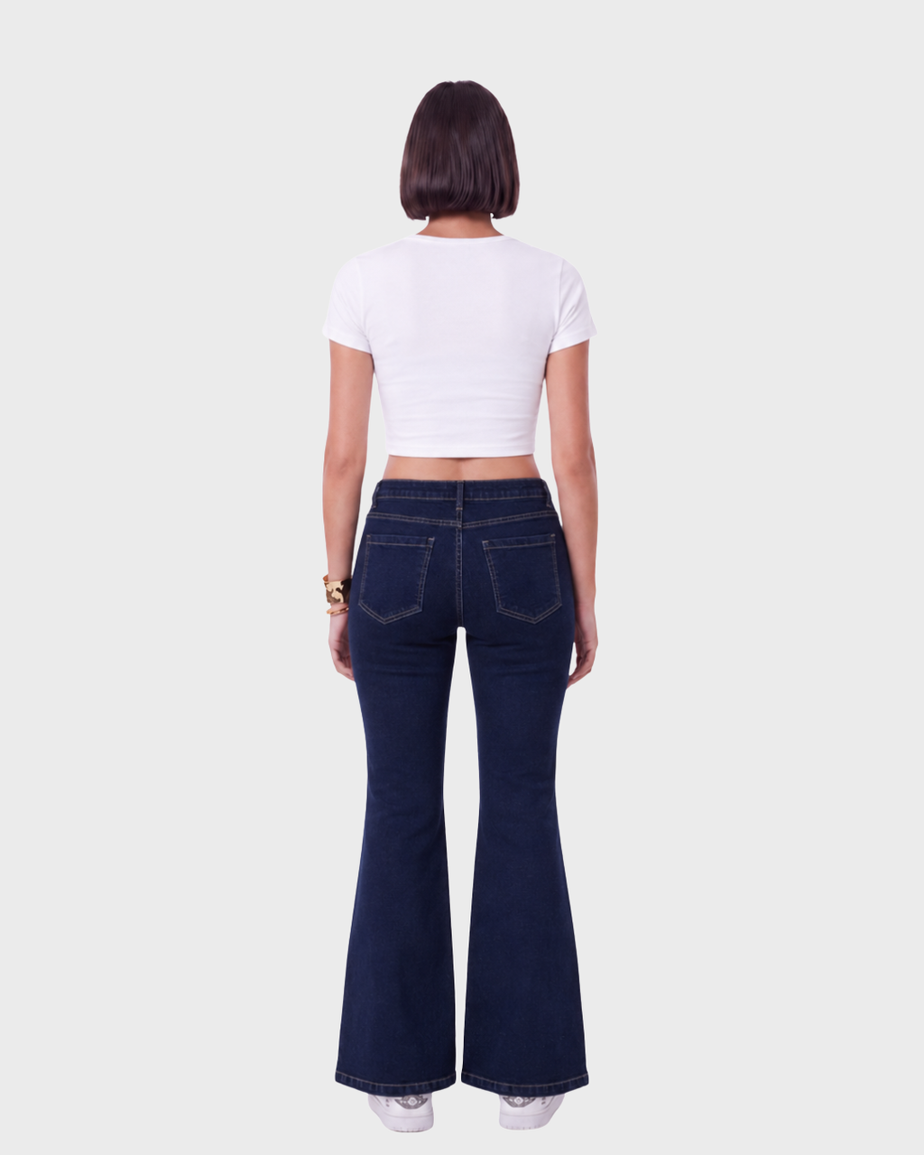 MIDNIGHT FLARE DENIM PANTS