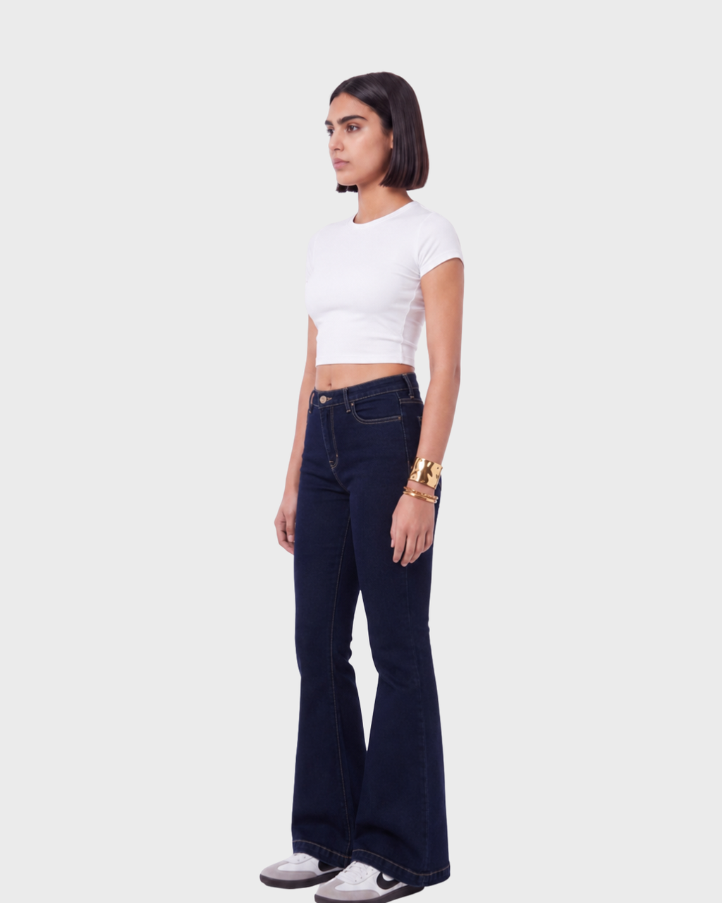MIDNIGHT FLARE DENIM PANTS